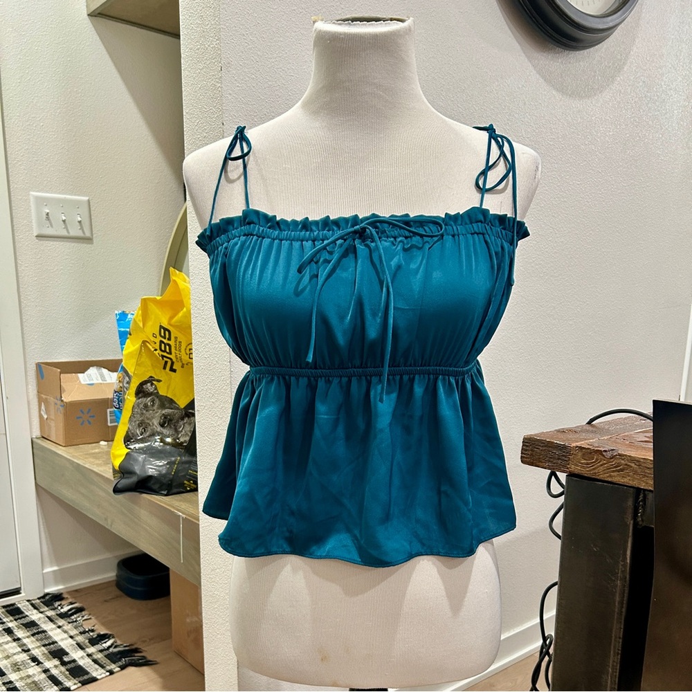 Forever 21 Teal Camisole Top